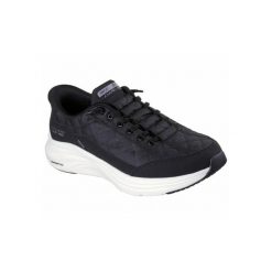 Buty sportowe Sneakersy męskie, Slip-Ins: Go Walk Now - Payton. Czarne buty sportowe męskie Skechers, bez wzorów, z syntetyku, bez zapięcia. Za 359.99 zł.