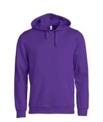Clique Basic Hoody uniseks – bluza z kapturem, trwała – bright lilac. Czerwone bluzy damskie CLIQUE, s, bez wzorów, z bawełny, bez ramiączek, z kapturem. Za 174.92 zł.