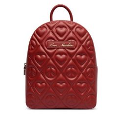 Plecak LOVE MOSCHINO. Czerwone plecaki damskie Love Moschino, bez wzorów. Za 1,009.00 zł.