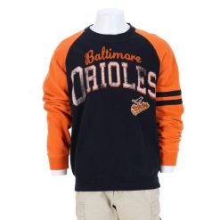 Second life - Męski sweter MLB Baltimore Orioles - Stan bardzo dobry. Czarne swetry męskie MAJOR LEAGUE BASEBALL, m, bez wzorów, sportowe, bez kołnierzyka, bez ramiączek. Za 127.76 zł.