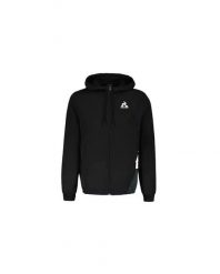 Bluza z kapturem Le Coq Sportif. Czarne bluzy damskie le coq sportif, xs, bez wzorów, z materiału, sportowe, bez ramiączek, z kapturem. Za 343.50 zł.
