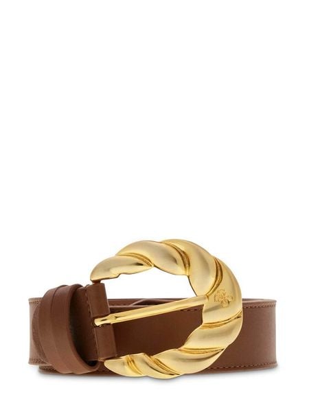 Guess Pasek BW9474 P6335 Brązowy. Brązowe paski damskie Guess, z aplikacjami, ze skóry. Za 324.99 zł.