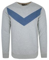 Miękka i Wygodna Bluza Męska - Popielata, Pasek. Szare bluzy męskie Minute, m, bez wzorów, z bawełny, bez ramiączek, bez kaptura. Za 148.00 zł.