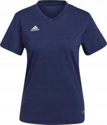 Adidas Koszulka damska adidas Entrada 22 granatowa HC0440 M. Bluzki damskie Adidas, m, bez wzorów, bez kołnierzyka, bez ramiączek. Za 76.95 zł.