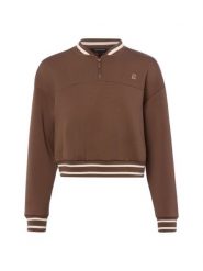 Armani Exchange Bluza Kobiety brązowy, L. Brązowe bluzy damskie Armani Exchange, l, bez wzorów, z wiskozy, sportowe, bez ramiączek, bez kaptura. Za 279.95 zł.