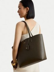 LAUREN RALPH LAUREN Torebka 431795329082 Zielony. Zielone shopperki damskie Lauren Ralph Lauren, bez wzorów, ze skóry, bez dodatków. Za 989.99 zł.