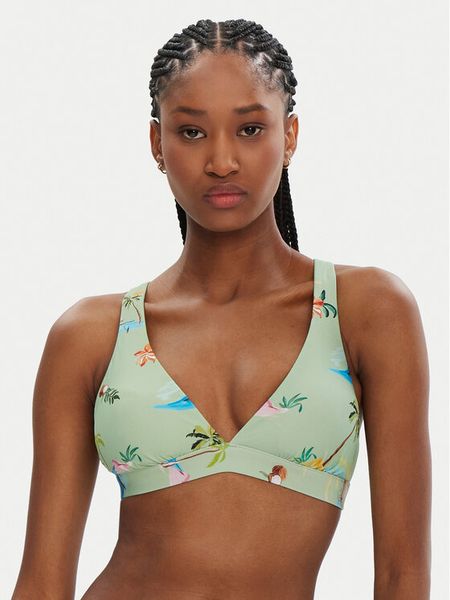 Seafolly Góra od bikini Isla Palm 31514MF216 Zielony. Zielone bikini Seafolly, bez wzorów, z syntetyku. Za 379.99 zł.