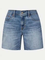 Gap Szorty jeansowe 570596-02 Niebieski Regular Fit. Niebieskie szorty damskie GAP, bez wzorów, z bawełny. Za 119.99 zł.