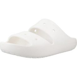 Sandały CROCS CLASSIC SANDAL V2 Biały. Białe sandały damskie Crocs, bez wzorów, z gumy, bez obcasa, bez zapięcia. Za 222.00 zł.