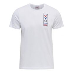 Koszulka Hummel IC Combi. Białe bluzki damskie Hummel, xs, bez wzorów, z bawełny, sportowe, bez kołnierzyka, bez ramiączek. Za 137.00 zł.