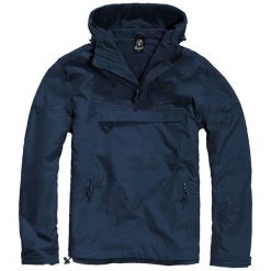Kurtka sportowa męska Brandit Windbreaker Navy Blue Zimowa. Niebieskie kurtki sportowe męskie Brandit, na zimę, m, bez wzorów, z polaru, bez kaptura, rowerowe. Za 266.75 zł.