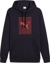 Bluza męska Puma Ess Logo Lab Hoodie FL granatowa 684669 16 M. Bluzy męskie Puma, m, bez wzorów, bez kaptura. Za 248.99 zł.