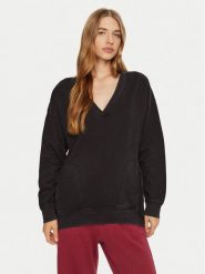 Champion Bluza 117636 Czarny Oversize. Czarne bluzy damskie Champion, xl, bez wzorów, z bawełny, bez ramiączek, bez kaptura. Za 199.99 zł.