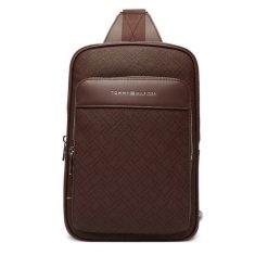 Saszetka Tommy Hilfiger. Brązowe torby na ramię męskie Tommy Hilfiger, małe. Za 489.99 zł.