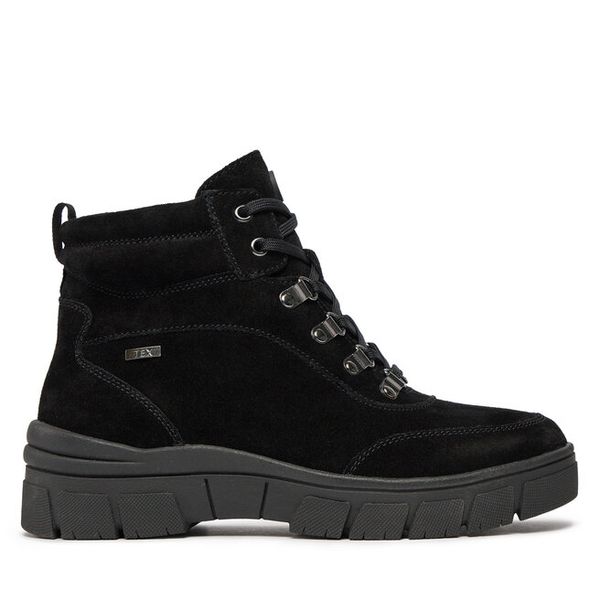 Trapery Caprice. Czarne trapery damskie Caprice, bez zapięcia. Za 349.99 zł.