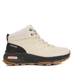 Trekkingi Skechers. Brązowe obuwie trekkingowe damskie Skechers, bez zapięcia. Za 479.99 zł.