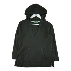 Second life - Bluza damska czarna - Jak nowy. Czarne bluzy damskie Ralph Lauren, bez wzorów, sportowe, bez ramiączek, bez kaptura. Za 126.86 zł.