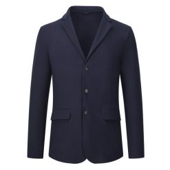 Kurtka konkursowa Euro-Star Francko. Niebieskie kurtki męskie EURO-STAR, l, bez wzorów, z dzianiny, eleganckie, bez kaptura. Za 1,506.50 zł.