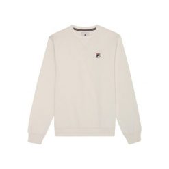 Bluza z okrągłym dekoltem Fila Biella. Białe bluzy męskie Fila, m, bez wzorów, klasyczne, bez ramiączek, bez kaptura. Za 349.60 zł.