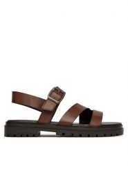 G-Star Raw Sandały CEO-WI34-23568-01 Brązowy. Brązowe sandały damskie G-Star Raw, bez wzorów, ze skóry, bez obcasa, na płaskiej podeszwie, bez zapięcia. Za 259.99 zł.