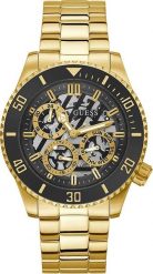Zegarek Guess Zegarek męski Guess GW0488G2 złoty. Żółte zegarki męskie Guess, z aplikacjami, złote. Za 935.00 zł.