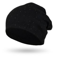 Czapka damska Peterson PTN HAT-05 czarna. Czarne czapki damskie Peterson, bez wzorów, z dzianiny, eleganckie. Za 46.00 zł.