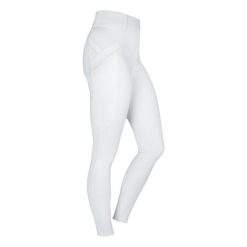 Damskie legginsy zawodnicze z pełną przyczepnością Horka Momentum. Białe legginsy damskie Horka, bez wzorów, do jazdy konnej. Za 326.00 zł.