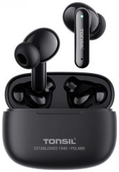 Tonsil T55BT Pro czarny. Czarne słuchawki bezprzewodowe Tonsil. Za 169.00 zł.