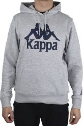 Kappa Szary/Srebrny M. Szare bluzy męskie Kappa, m, bez wzorów, bez ramiączek, bez kaptura. Za 157.75 zł.