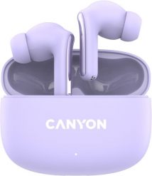 CANYON headset OnGo 9 Purple. Fioletowe słuchawki bezprzewodowe Canyon. Za 52.24 zł.