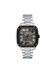 Fossil Zegarek Crosby FS6122 Srebrny. Szare, analogowe zegarki męskie FOSSIL, bez wzorów, srebrne. Za 689.99 zł.