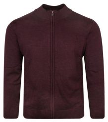Bluza Zapinana na Zamek, Bordowa bez Kaptura, Męska -EXPOMEN. Czerwone bluzy męskie Expomen, m, bez wzorów, z bawełny, klasyczne, bez ramiączek, bez kaptura. Za 199.00 zł.