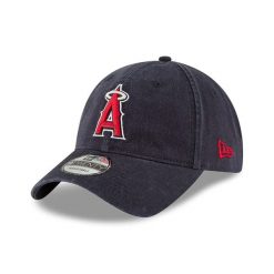 Czapka z daszkiem New Era MLB Los Angeles Angels. Niebieskie czapki damskie New Era, bez wzorów, z bawełny. Za 167.50 zł.