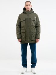 Kurtka męska parka zielona Leonius 303. Zielone kurtki męskie BIG STAR, l, bez wzorów, eleganckie, bez kaptura. W wyprzedaży za 279.99 zł.