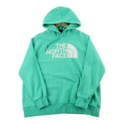 Damska bluza z kapturem TNF zielona. Zielone bluzy damskie The North Face, l, bez wzorów, z materiału, sportowe, bez ramiączek, z kapturem. Za 85.16 zł.