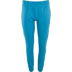 Spodnie Treningowe Diama 2XL: Komfort i Styl. Niebieskie spodnie dresowe damskie THE RUNNING REPUBLIC, bez wzorów, z bawełny, sportowe, na fitness i siłownię. Za 196.99 zł.