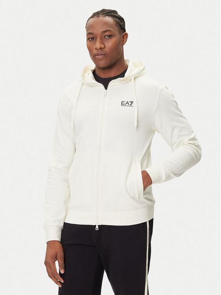 EA7 Emporio Armani Bluza 8NPM33 PJVRZ U1105 Beżowy Regular Fit. Brązowe bluzy męskie EA7 Emporio Armani, l, bez wzorów, z bawełny, bez ramiączek, bez kaptura. Za 379.99 zł.