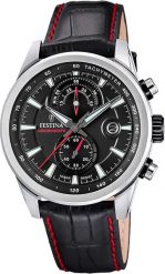 Zegarek męski Festina F20695-6 czarny. Czarne zegarki męskie Festina, bez wzorów. Za 833.61 zł.