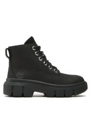Timberland Trapery Greyfield Leather Boot TB0A5RNG0011 Czarny. Czarne trapery damskie Timberland, ze skóry, bez zapięcia. Za 519.99 zł.