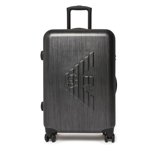 Walizka średnia Emporio Armani. Szare walizki damskie Emporio Armani, bez wzorów, średnie. Za 839.99 zł.