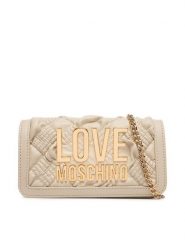 LOVE MOSCHINO Torebka JC5603PP1PL1011A Kremowy. Białe torebki do ręki damskie Love Moschino, bez wzorów, ze skóry, bez dodatków. Za 669.99 zł.