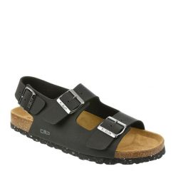 Cmp Sandały Eco Keidha 3Q91027-U901. Czarne buty zimowe męskie CMP, bez wzorów, bez obcasa, bez zapięcia. W wyprzedaży za 159.99 zł.