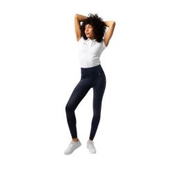 Damskie legginsy jeździeckie z pełną przyczepnością Horze Sophia. Niebieskie legginsy damskie HORZE, bez wzorów, z materiału. Za 392.00 zł.