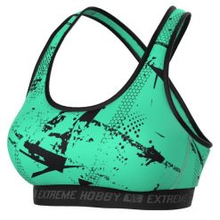Stanik sportowy fitness siłownia MMA EXTREME HOBBY NEO. Czerwone bielizna sportowa damska EXTREME HOBBY, xl, bez wzorów, z elastanu. Za 139.00 zł.