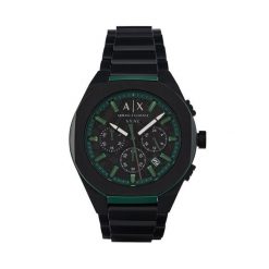 Zegarek Armani Exchange. Czarne zegarki męskie Armani Exchange, bez wzorów. Za 979.99 zł.