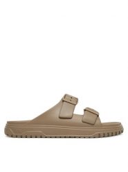 Armani Exchange Klapki XUP015 XV821 01827 Brązowy. Brązowe klapki męskie Armani Exchange, bez wzorów, z tworzywa sztucznego, bez zapięcia. Za 229.99 zł.