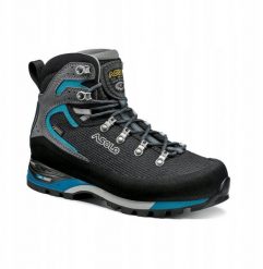 Buty trekkingowe damskie Asolo Corax GV - black/peacock blue. Czarne obuwie trekkingowe damskie HASBY, bez zapięcia. Za 1,256.99 zł.