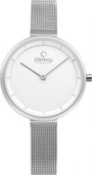 Zegarek OBAKU Zegarek damski Obaku Denmark V225LXCIMC srebrny. Szare zegarki damskie OBAKU, srebrne. Za 468.00 zł.