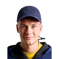 Czapka Slam Deck Dorosłych. Niebieskie czapki damskie SLAM, bez wzorów, z bawełny, sportowe. Za 111.35 zł.