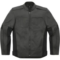 Kurtka motocyklowa Icon motorhead3 CE. Czarne kurtki sportowe męskie ICON, s, bez wzorów, ze skóry, bez kaptura. Za 1,557.00 zł.